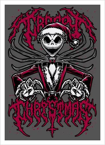 Creepy Christmas Skeleton