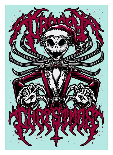 Creepy Christmas Skeleton