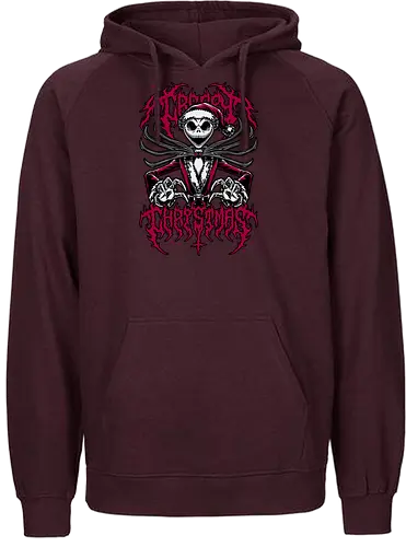 Creepy Christmas Skeleton - Halloween, Christmas Vacation, Christmas Eve, Christmas Sweater, Christmas, Band, Band Tee, Spooky, Spooky Season, Spookmas, Creepy, Holiday, Stop Motion, Movie, Classic, Animation, creepymas, creepmas - Fairtrade Hoodie