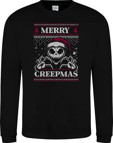 Ugly Sweater Creepy Christmas Skeleton