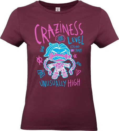 Craziness Levels - arcane, Gaming - Standard T-Shirt (Women)