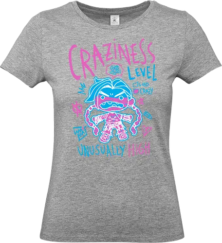 Craziness Levels - arcane, Gaming - Standard T-Shirt (Women)