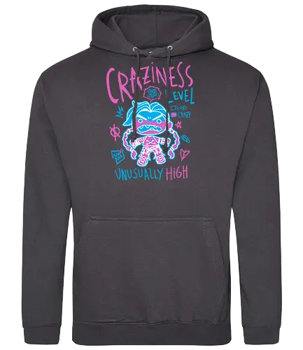 Craziness Levels - arcane, Gaming - Standard Hoodie