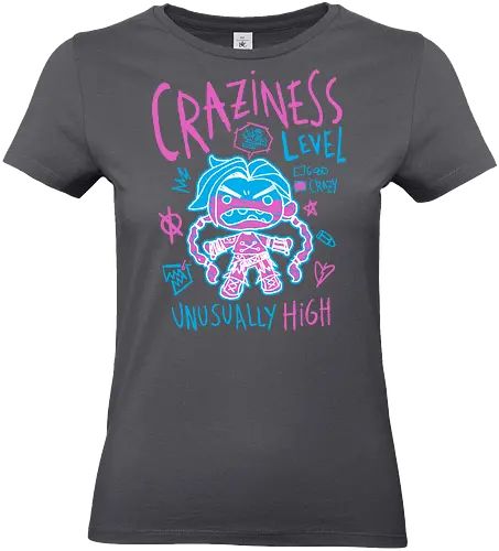 Craziness Levels - arcane, Gaming - Standard T-Shirt (Women)
