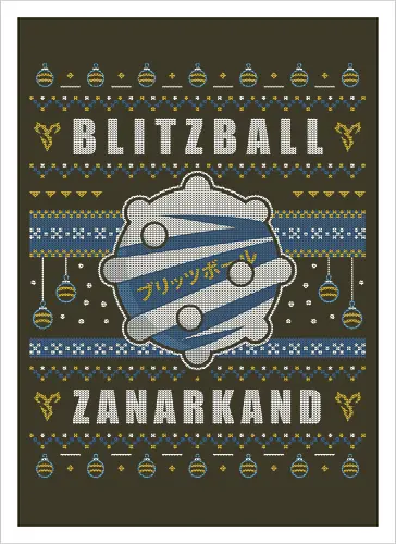 Blitzball Zanarkand Ugly Sweater