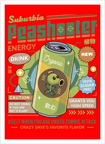Peashooter Energy Drink