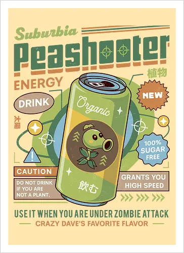 Peashooter Energy Drink