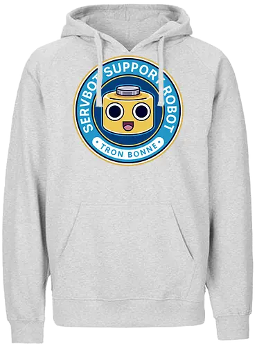 Servbot Emblem - mega, rising, frank west, zombrex, servbot, video game, gaming, gamer, survival horror, willamette parkview mall, biohazard, tron bonne - Fairtrade Hoodie