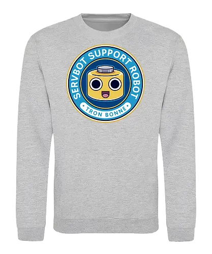 Servbot Emblem - mega, rising, frank west, zombrex, servbot, video game, gaming, gamer, survival horror, willamette parkview mall, biohazard, tron bonne - Sweatshirt