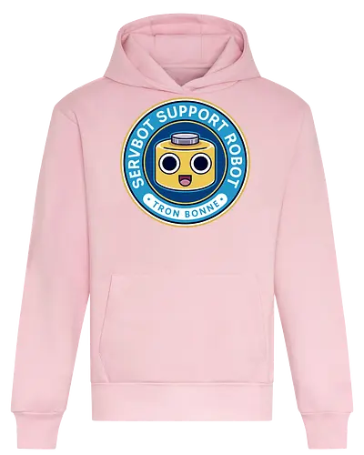 Servbot Emblem - mega, rising, frank west, zombrex, servbot, video game, gaming, gamer, survival horror, willamette parkview mall, biohazard, tron bonne - Heavyweight Hoodie