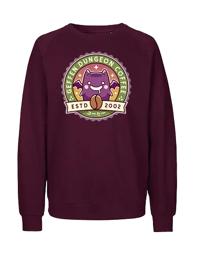 Geffen Dungeon Coffee - online, slime, mmorpg, jrpg, poring, angeling, deviling, deviruchi, ragnarok, geffen dungeon, gaming, video game, gamer - Fairtrade Sweatshirt