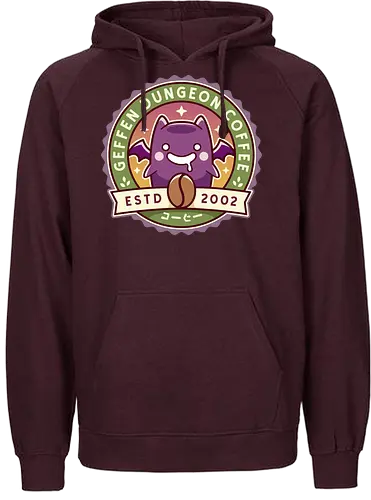 Geffen Dungeon Coffee - online, slime, mmorpg, jrpg, poring, angeling, deviling, deviruchi, ragnarok, geffen dungeon, gaming, video game, gamer - Fairtrade Hoodie