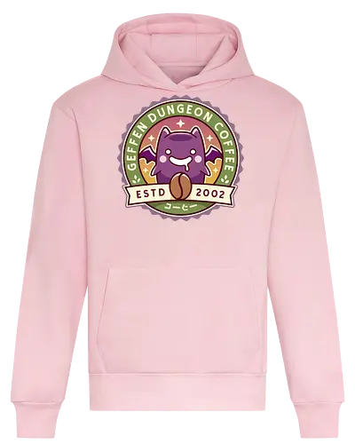 Geffen Dungeon Coffee - online, slime, mmorpg, jrpg, poring, angeling, deviling, deviruchi, ragnarok, geffen dungeon, gaming, video game, gamer - Heavyweight Hoodie