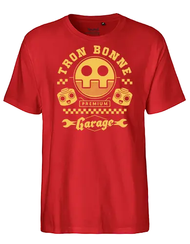 Tron Bonne Garage - mega, frank west, tron bonne, zombrex, servbot, video game, gaming, gamer, survival horror, willamette parkview mall, biohazard, megaman, garage - Fairtrade T-Shirt