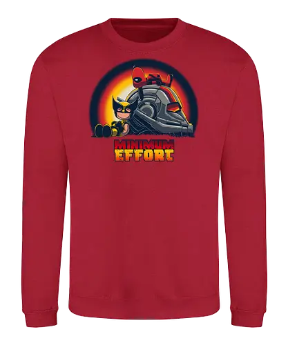 Minimum Effort - Peanuts, Antihero, Superhero, Charlie, Brown - Sweatshirt