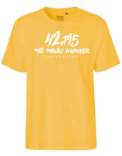 Fat Boys Run - 42 - laufen, laufcast, merchandise, fatboysrun, poComicast - Fairtrade T-Shirt