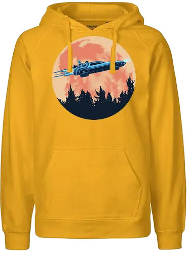 Sky Of The Future - Future, Delorean - Fairtrade Hoodie