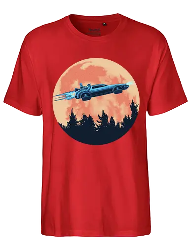 Sky Of The Future - Future, Delorean - Fairtrade T-Shirt