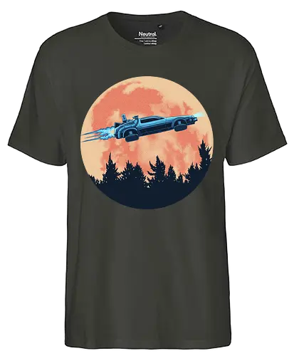 Sky Of The Future - Future, Delorean - Fairtrade T-Shirt