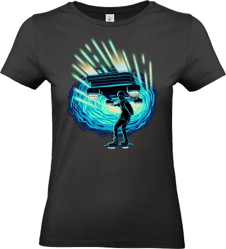 Time Surfing - Future, DeLorean, Mcfly - Standard T-Shirt (Women)