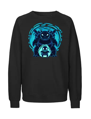 Water Type Shadow - Pocket, Starter, Blastoise - Fairtrade Sweatshirt