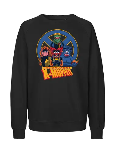 X-puppet - puppet, superhero - Fairtrade Sweatshirt