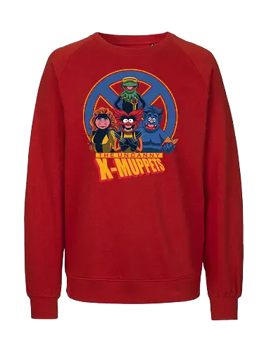 X-puppet - puppet, superhero - Fairtrade Sweatshirt