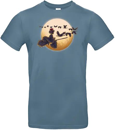 Young Witch Moon - Delivery, Moon, Ducks - Standard T-Shirt