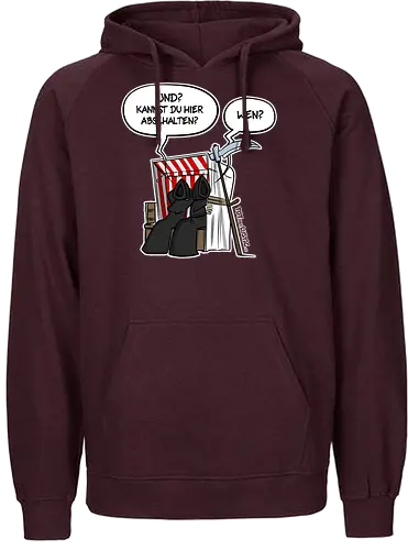 Abschalten - Tod, Sense, Urlaub, Strandkorb, Abschalten, Totaberlustig, Cartoon - Fairtrade Hoodie
