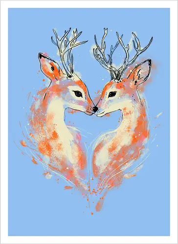 Deers in love