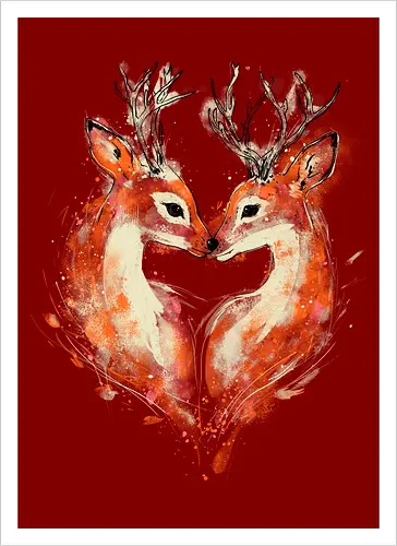 Deers in love