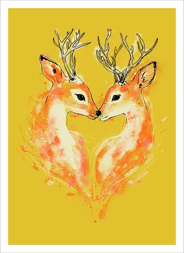 Deers in love