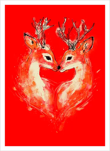 Deers in love
