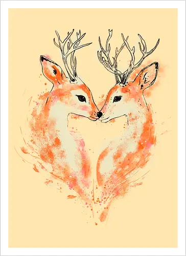 Deers in love