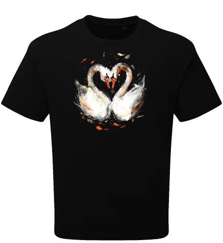 Swans in love
