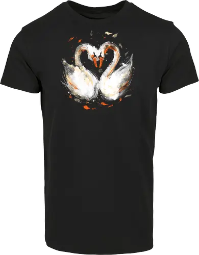 Swans in love