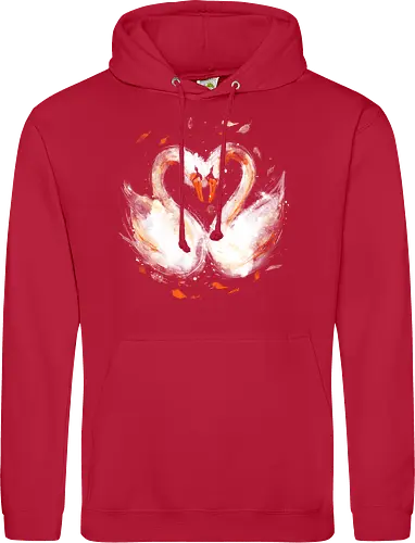 Swans in love