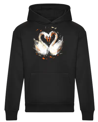 Swans in love