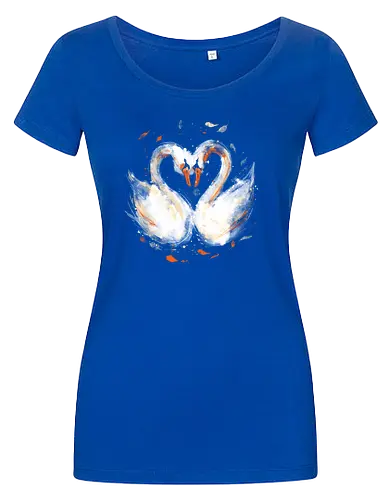 Swans in love