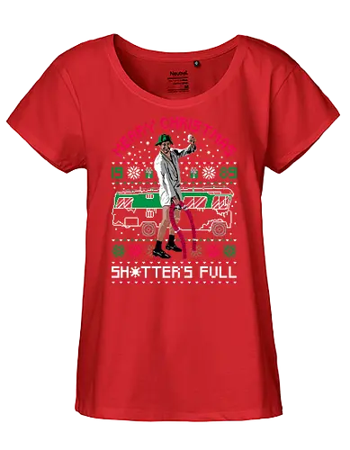 Cousin Eddie Christmas Vacation - Christmas, sweater, lampoons, national, vacation, holiday, chevy, 80s, cousin Eddie, full, rv, funny, clark, Christmas vacation - Fairtrade Girl Shirt