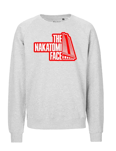red face - ugly christmas, christmas, xmas, nakatomi, plaza, christmas party, logo, diehard, winter, snow, pixel, vintage, classic, retro - Fairtrade Sweatshirt
