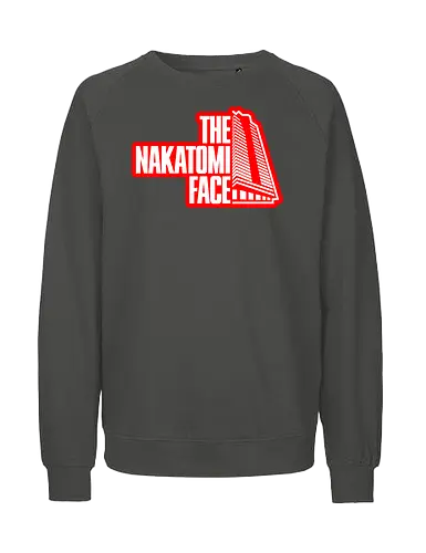 red face - ugly christmas, christmas, xmas, nakatomi, plaza, christmas party, logo, diehard, winter, snow, pixel, vintage, classic, retro - Fairtrade Sweatshirt