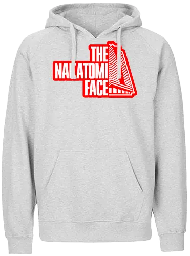 red face - ugly christmas, christmas, xmas, nakatomi, plaza, christmas party, logo, diehard, winter, snow, pixel, vintage, classic, retro - Fairtrade Hoodie