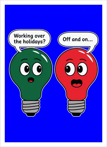 Working over the holidaus? Off and on..