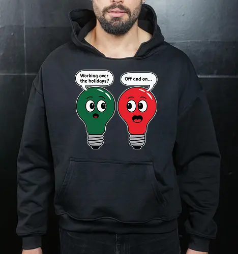 Working over the holidaus? Off and on..