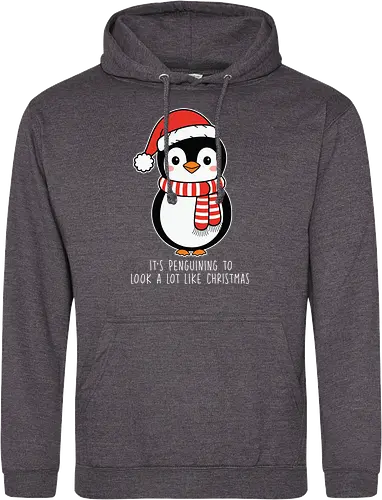 Its penguining to look alot like Christmas