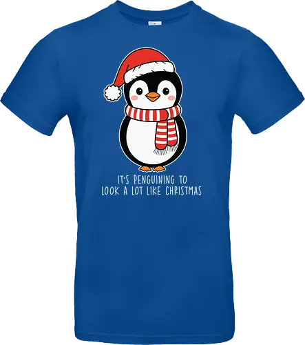 Its penguining to look alot like Christmas