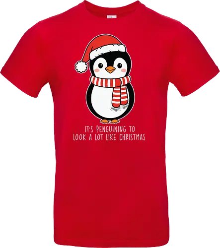 Its penguining to look alot like Christmas