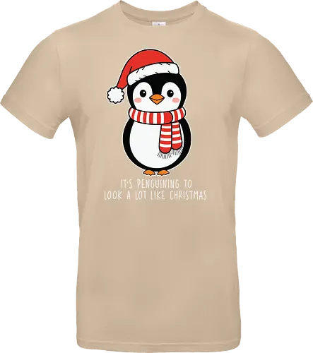 Its penguining to look alot like Christmas