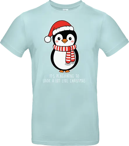 Its penguining to look alot like Christmas